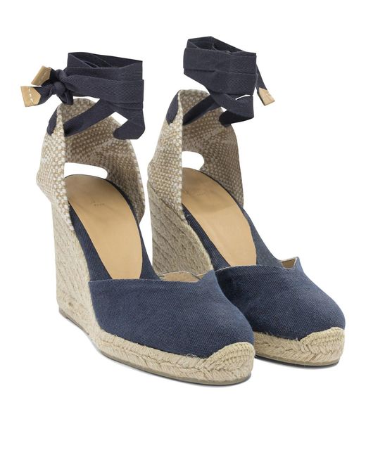 Castaner Blue Chiara Organic Cotton Espadrilles
