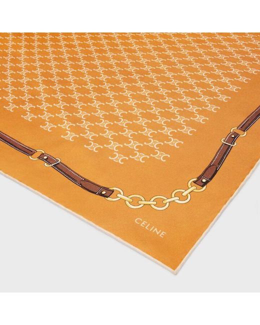 Céline Orange Scarves & Silk Scarves