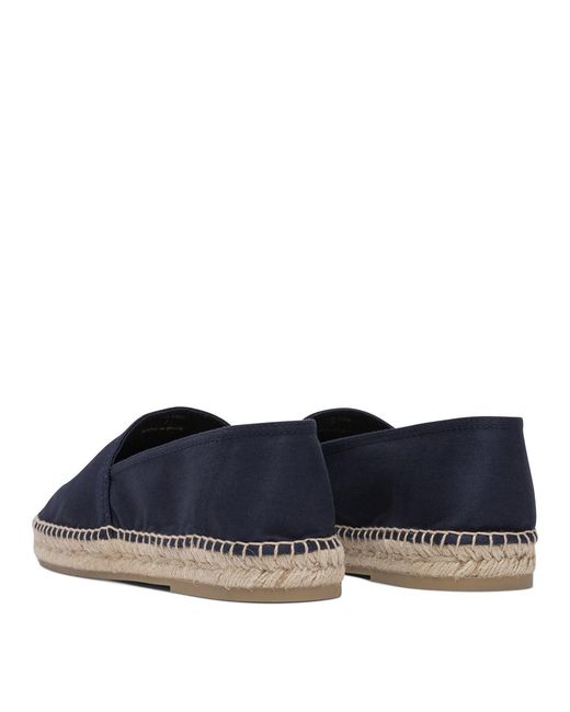 Prada Blue Cotton Espadrilles for men