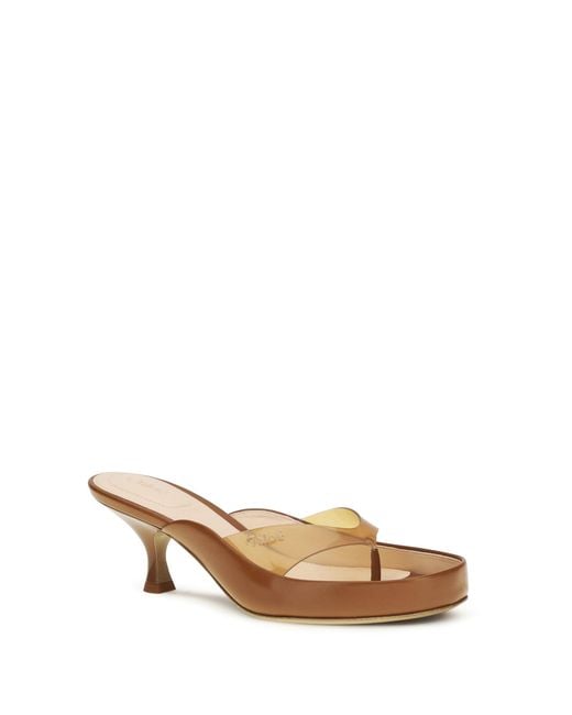 Chloé Brown Chloé Junie Sandals