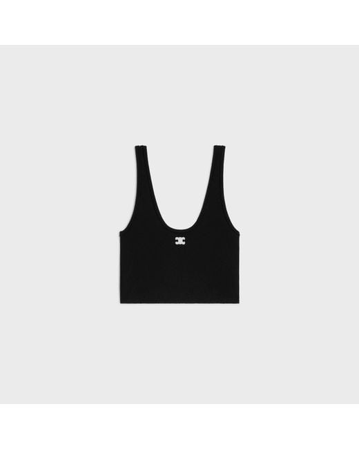 Women's Black Triomphe Cotton Brassière