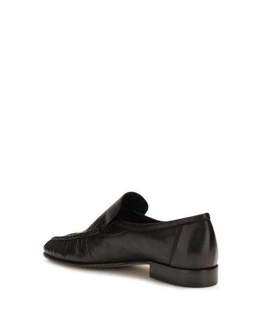 The Row White Two Loafers Lacquer