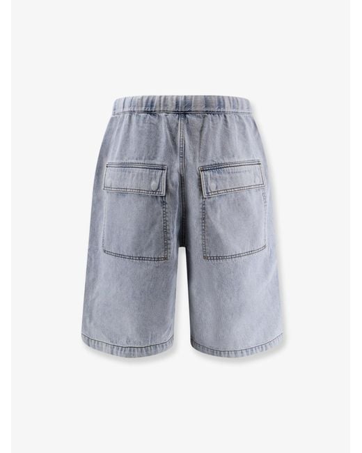 Entire studios Blue Light-Washed Denim Bermuda Shorts