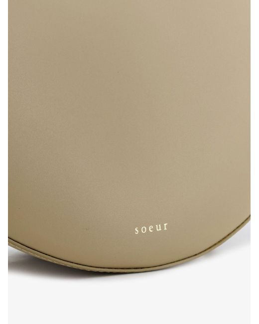 Soeur White Winona Leather Crossbody Bag
