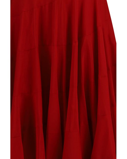 Tory Burch Flared Dress Silk-Cotton