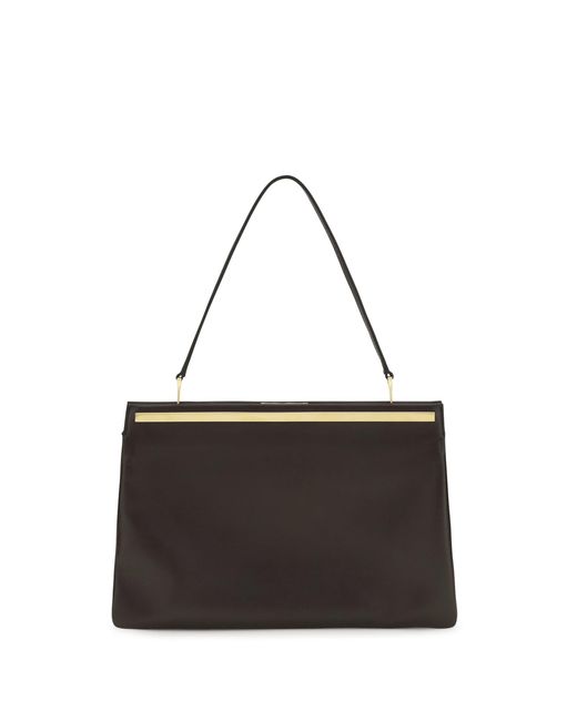 The Row Black Elise Handbag Ebony