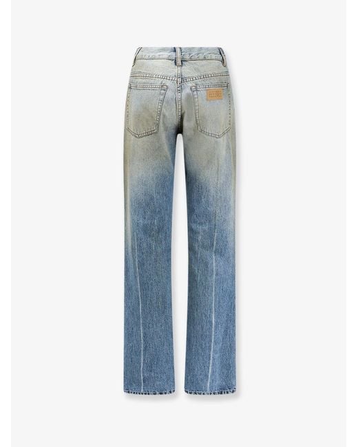 MM6 by Maison Margiela Blue Jeans 100% Cotton