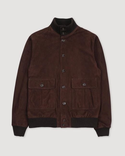 Valstar Brown Valastrino Suede Jacket for men