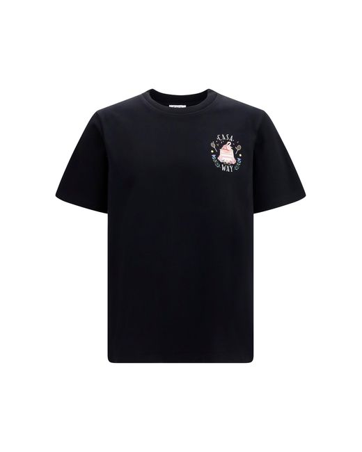 Casablanca Black Casa Way Graphic T-Shirt for men