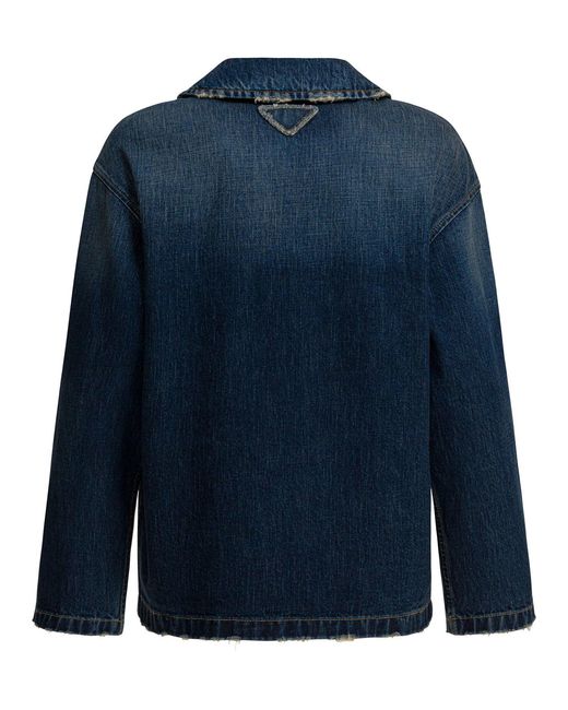 Prada Blue Denim Jacket