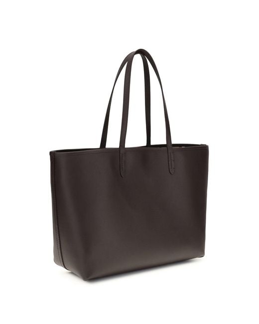 Burberry Black Bloomsbury Medium Reversible Tote Bag