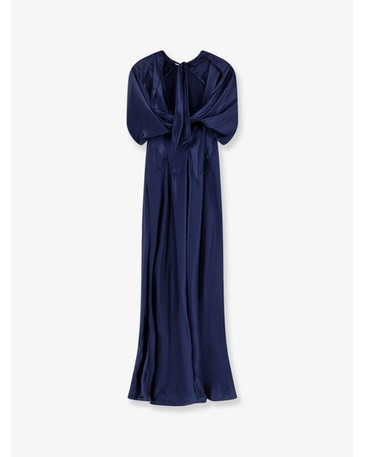 Alberta Ferretti Blue Viscose Long Dress