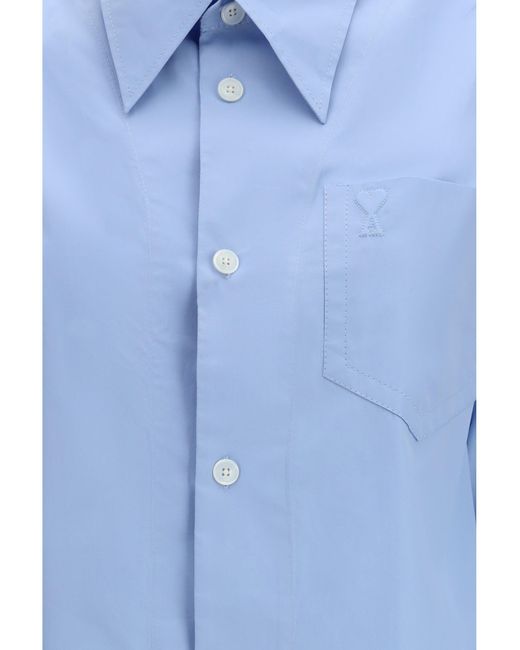 AMI Blue Ami De Coeur Shirt