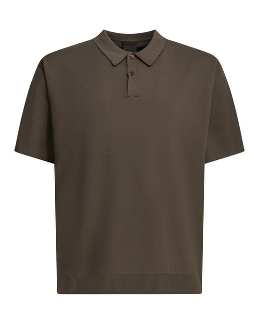 DAIWA PIER 39 Green "Tech Knit" Polo Shirt With Buttons for men