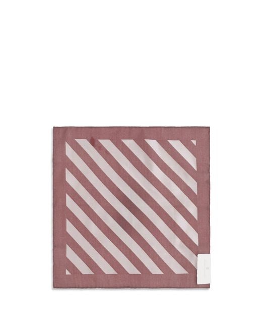 Brunello Cucinelli Purple Pocket Square for men