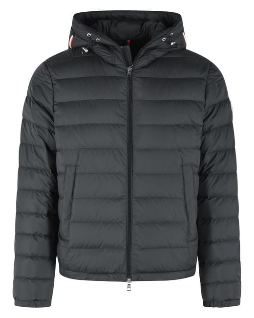 Moncler Black 'Vermeille' Short Hooded Down Jacket for men