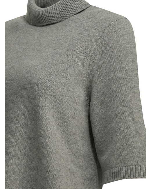 Alaïa Gray Alaïa Cashmere Turtleneck Sweater