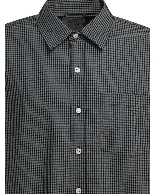 mfpen Black Cotton Shirt for men