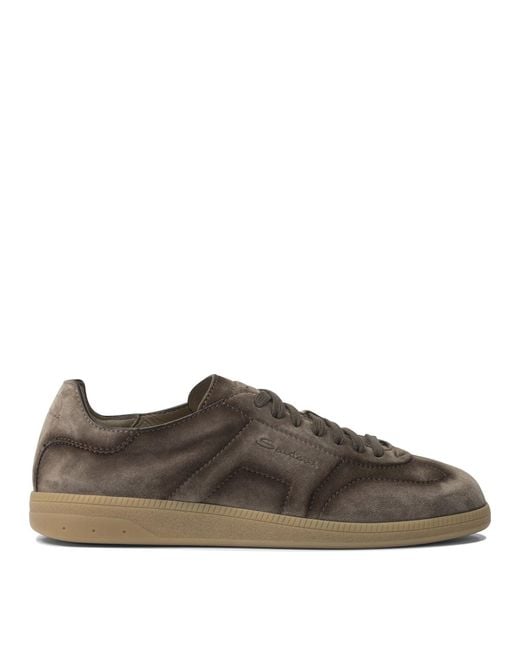 Santoni Brown "Dbs Oly" Sneakers for men