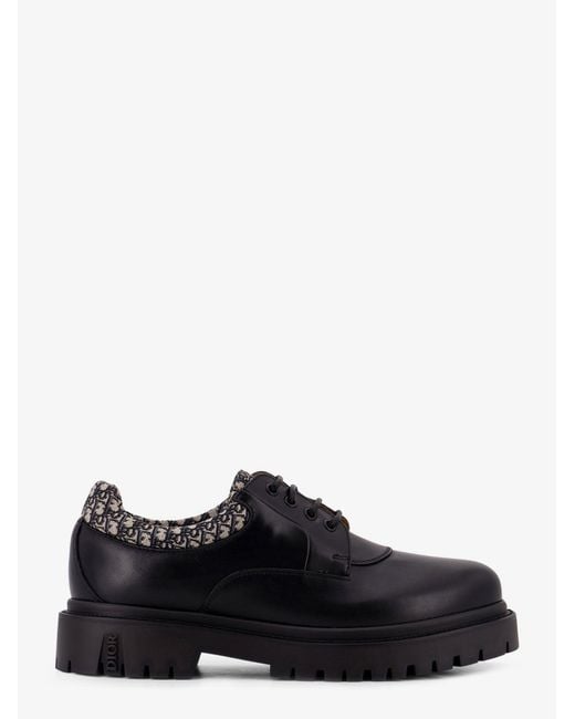 Dior Black Dh Dexpii Leather Lace-Up for men