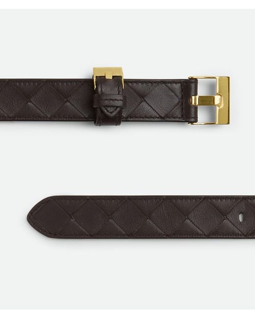 Bottega Veneta Black "Watch" Belt
