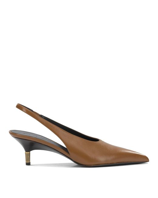 Khaite Brown "Bella 55Mm" Slingback