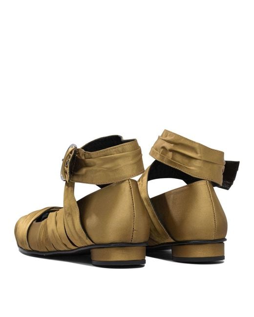 Alohas Metallic Ballerinas