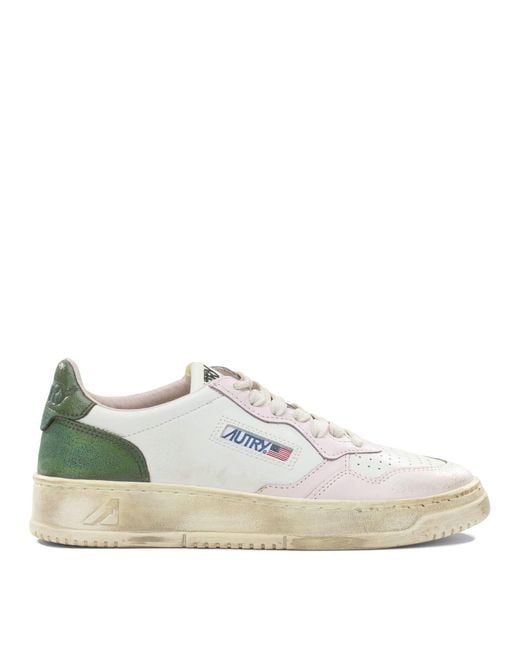 Autry White Sneakers & Slip-on Pink