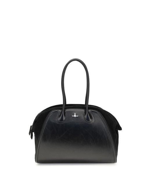 Vivienne Westwood Black Shirley Shoulder Bag