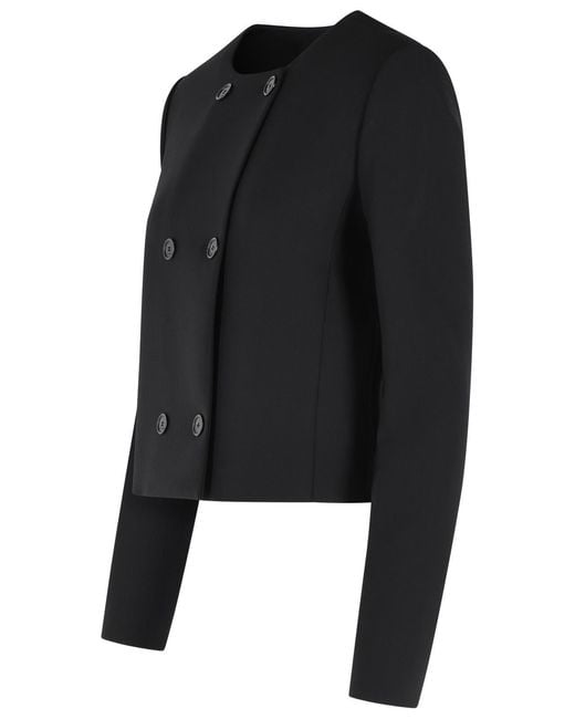 Courreges Black Wool Blend Jacket
