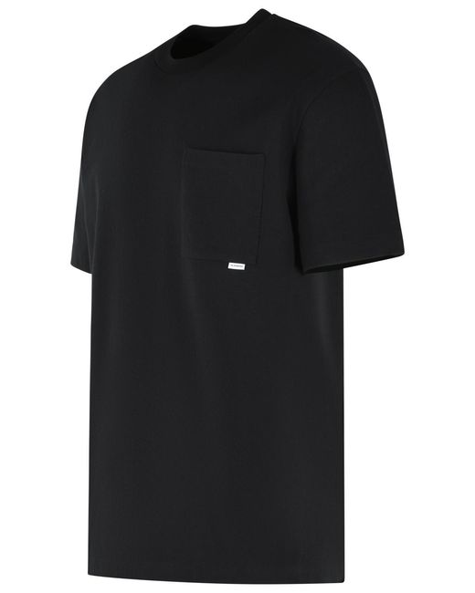 Jil Sander Black Cotton T-Shirt for men