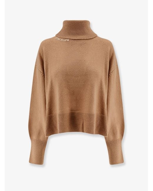 Axel Arigato Brown Wool Blend Turtleneck Sweater