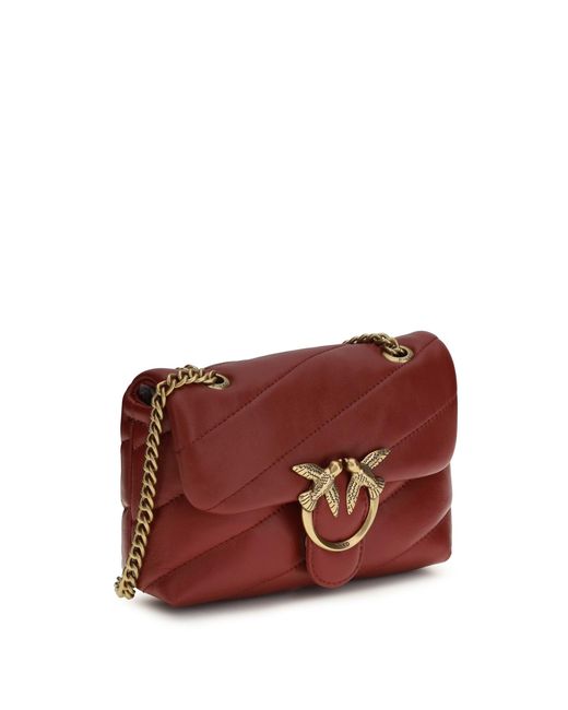 Pinko Red Shoulder Bag Love Baby