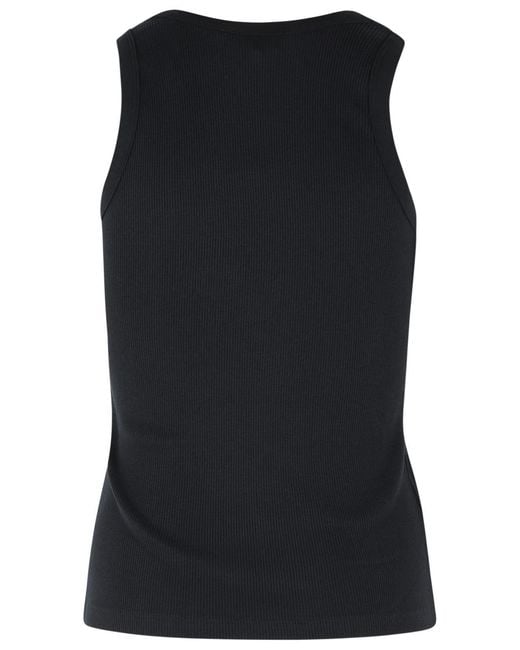 Coperni Black 'Emoji' Cotton Tank Top