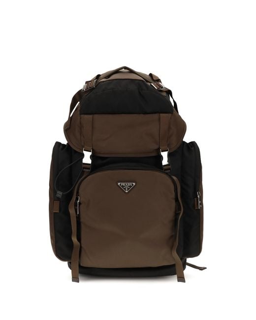 Prada Black Re-Nylon Backpack for men