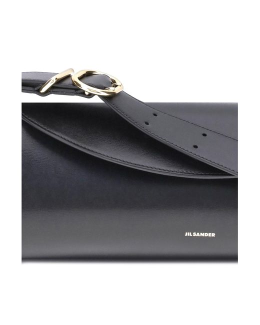 Jil Sander White Large Cannolo Shoulder Bag