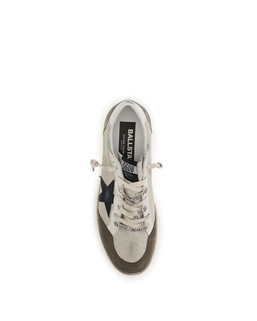 Golden Goose Deluxe Brand White Sneakers Ballstar Leather for men