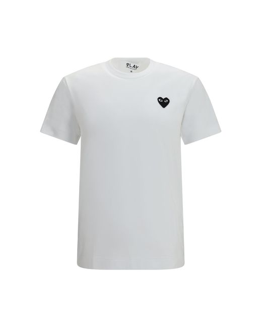 COMME DES GARÇONS PLAY Gray Cotton T-Shirt for men