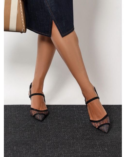 Fendi White Colibrì Lite Pumps