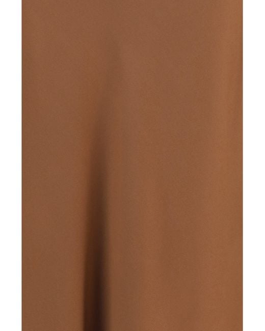 Brunello Cucinelli Brown Midi Skirt