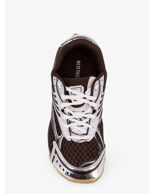 Bottega Veneta White Technical Fabric Low-Top Orbit Sneakers