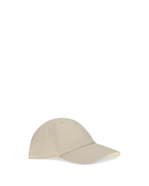 Fendi White Baseball Cap Cotton for men
