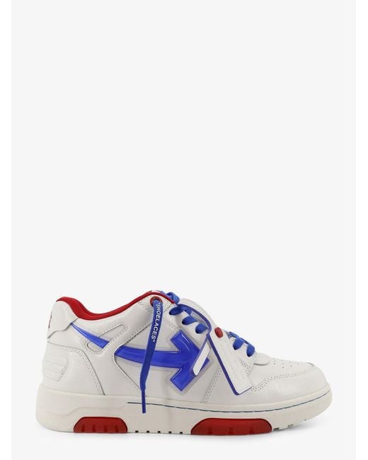 Off-White c/o Virgil Abloh White Off Out Of Office Bubble Arrow Leather Sneakers for men