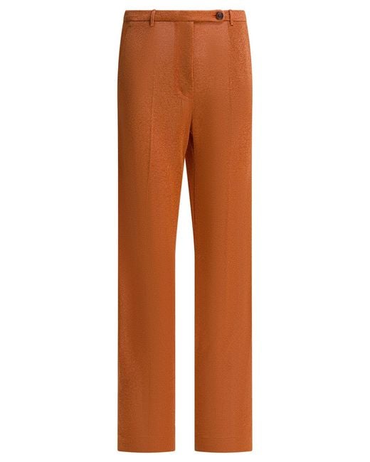 Miu Miu Brown Lurex Pants