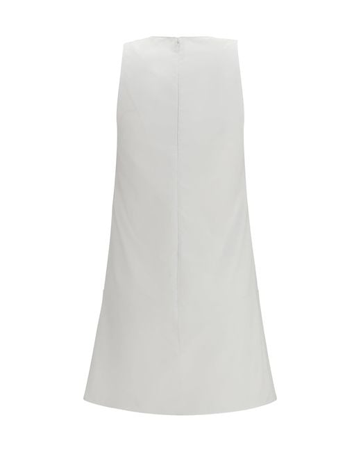 Courreges White Short Halter Dress