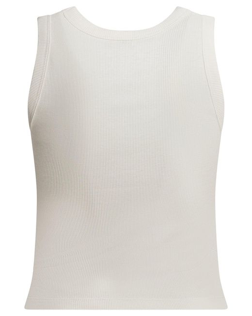 Céline White Cotton Top