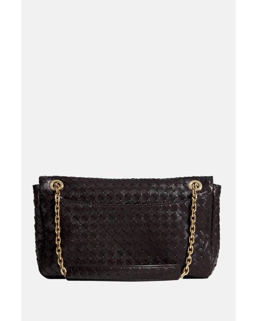 Bottega Veneta Black Madison Small Crossbody Bag