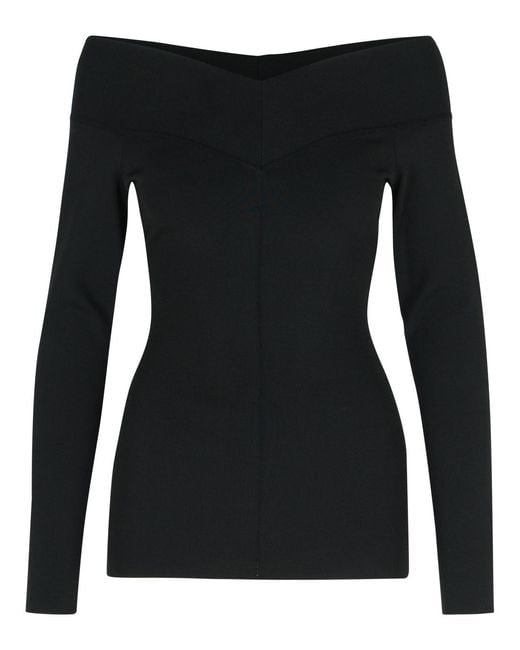 Stella McCartney Black Viscose Blend Top