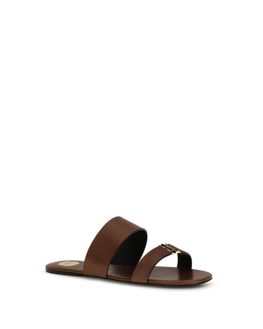 Saint Laurent White Ibiza Sandals