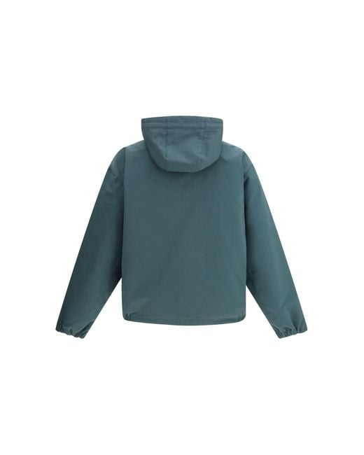 Gucci Blue Reversible Cotton Ripstop Jacket for men